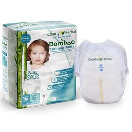Подгузники Clearly Herbal Bamboo, розмір 6 (15+ кг), 16 шт. (1126)