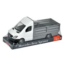 Спецтехника Tigres Mercedes-Benz Sprinter бортовой (белый) на планшетке (39671)