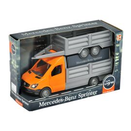 Спецтехника Tigres Mercedes-Benz Sprinter бортовой с прицепом (оранжевый) (39667)