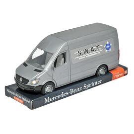 Спецтехніка Tigres Mercedes-Benz Sprinter вантажний (сірий) на планшетці (39703)