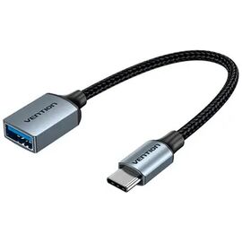 Переходник USB 3.0 Type-C to USB AF (OTG) 0.15m Aluminum Alloy Vention (CCXHB)