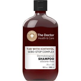 Шампунь The Doctor Health & Care Tar With Ichthyol + Sebo-Stop Complex Дегтярный с ихтиолом 355 мл (8588006041750)
