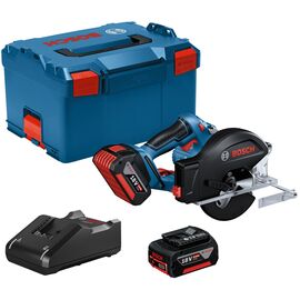 Дисковая пила Bosch GKM 18V-50, 18V, 2x5Ah, 136 мм, 4250 об/мин (0.601.6B8.002)