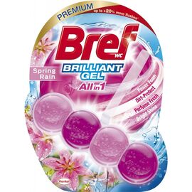 Туалетный блок Bref Блестящий гель Весенний дождь 42 г (9000101509182)