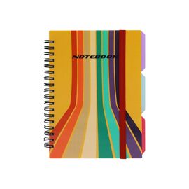 Блокнот Optima Desing 42, B6 с разделителями 100 листов, клетка (O20358-42)