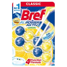 Туалетный блок Bref Сила Актив Лимон 2 х 50 г (9000100656832)