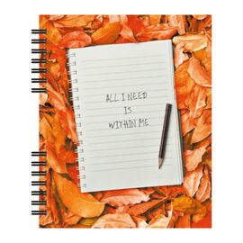 Блокнот Optima В5 пластиковая обложка, спираль, 60 листов, клетка (O25923)