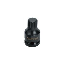 Головка торцевая Toptul ударная SPLINE М18 L44мм 1/2" (KADB1618S)