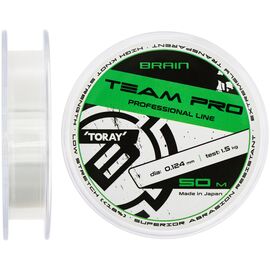 Леска Brain Team Pro 50m (clear) 0.124mm 1.5kg (1858.26.83)