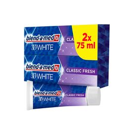 Зубная паста Blend-a-med 3D White Классическая свежесть 2 х 75 мл (8006540792940)