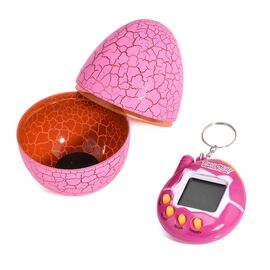 Інтерактивна іграшка UFT електронний вихованець Тамагочі в Яйці Динозавра Eggshell Game Pink (EggPink)