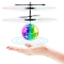 Інтерактивна іграшка UFT Магічна літаюча куля з LED підсвічуванням і сенсорним керуванням (UFTFly10)