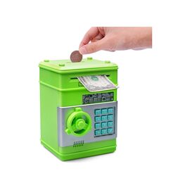 Интерактивная игрушка UFT сейф-копилка музыкальная с электронным купюроприемником Cashbox Green (UFTCashboxGreen)