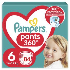 Подгузники Pampers трусики Pants Giant Размер 6 (14-19 кг) 84 шт. (8006540069530)