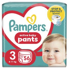 Подгузники Pampers трусики Pants Размер 3 (6-11 кг) 56 шт (8006540068663)