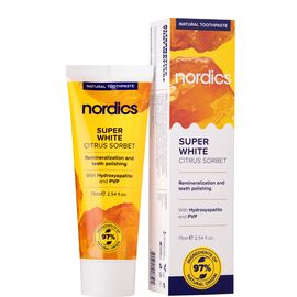 Зубная паста Nordics Cosmos Organic Super White 75 мл (3800500324555)