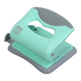 Дырокол Buromax пластиковый PASTEL, до 20 листов, 125 х 95 х 65 мм, мятный (BM.4020-38)