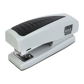 Степлер Buromax пластиковый, 20 листов, (скобы №24;26), 98 х 33 х 50 мм, серый (BM.4200-09)