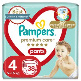 Подгузники Pampers Premium Care Pants Maxi Размер 4 (9-15 кг) 38 шт (8001090759832)