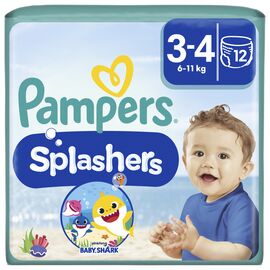 Подгузник Pampers для плавания Splashers Размер 3-4 (6-11 кг) 12 шт (8001090698346)