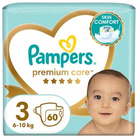 Подгузник Pampers Premium Care Midi Размер 3 (6-10 кг), 60 шт (4015400274780)