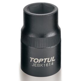 Головка торцевая Toptul 1/2" пятигранная 14мм (для тормозных систем Bendix) (JEBK1614)