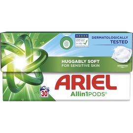 Капсулы для стирки Ariel Pods All-in-1 Sensitive Skin Для чувствительной кожи 30 шт. (8700216766012)