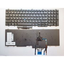 Клавиатура ноутбука Dell Latitude E5550 черная,трек,подсв (A46080)