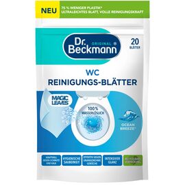 Средство для чистки унитаза Dr. Beckmann Magic Leaves Растворные салфетки Океанский бриз 20 шт. (4008455097114)