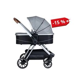 Коляска FreeON 3 в 1 Fantasy Grey-Black (44565)