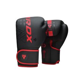 Боксерские перчатки RDX F6 Kara Matte Red 10 унцій (BGR-F6MR-10OZ)