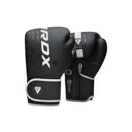 Боксерские перчатки RDX F6 Kara Matte White 10 унцій (BGR-F6MW-10OZ)