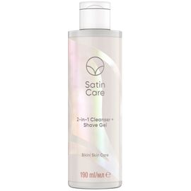 Гель для бритья Satin Care 2-в-1 Очищающее средство-гель для бритья для интимной зоны 190 мл (8001090410887)