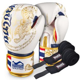 Боксерские перчатки Phantom Muay Thai Gold 12 унцій (PHBG2590-12)