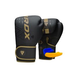 Боксерские перчатки RDX F6 Kara Matte Golden 6 унцій (BGR-F6MGL-6OZ)