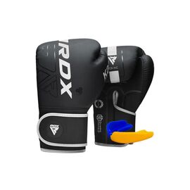 Боксерські рукавички RDX F6 Kara Matte White 14 унцій (BGR-F6MW-14OZ)