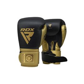 Боксерские перчатки RDX Mark Pro Sparring TRI Lira 2 Golden 10 унцій (BGM-PSTL2G-10OZ)