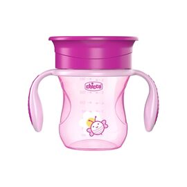 Поильник-непроливайка Chicco Perfect Cup 12 м+ Рожева 200 мл (06951.10)