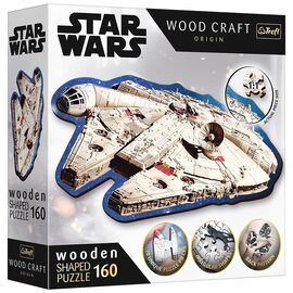 Пазл Trefl Wooden Star Wars Тысячелетний сокол 160 элементов (5900511201895)
