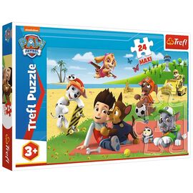 Пазл Trefl Maxi Paw Patrol Веселье на одеяле 24 элемента (5900511143461)