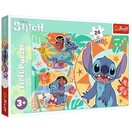 Пазл Trefl Maxi Lilo&Stitch Счастливый день 24 элемента (5900511143652)