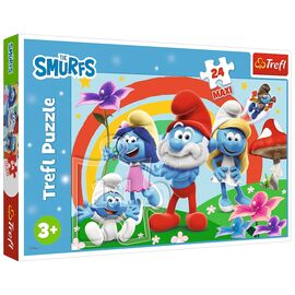 Пазл Trefl Maxi The Smurfs День смурфа 24 элемента (5900511143744)