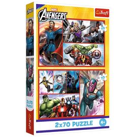 Пазл Trefl The Avengers Стать героем 2x70 (5900511344394)