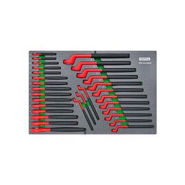 Ключ Toptul електроізольований (1000V) VDE 30шт. в ложементі (GED3062)