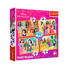 Пазл Trefl Princess Сказочные истории 4 in 1 (35, 48, 54, 70) элемента (5900511346510)
