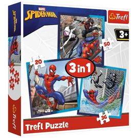 Пазл Trefl Spiderman Друзья-пауки 3 in1 (5900511348743)