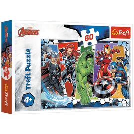 Пазл Trefl The Avengers Мстители Непобедимые 60 элементов (5900511173574)