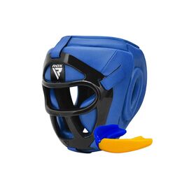 Боксерский шлем RDX T1 Grill Full Blue L (HGR-T1FU-L)