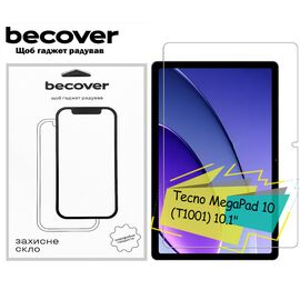 Стекло защитное BeCover Tecno MegaPad 10 (T1001) 10.1" (713125)