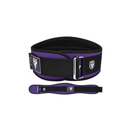 Атлетичний пояс RDX RX3 EVA Curve неопреновий Purpel S (WBE-RX3PR-S)